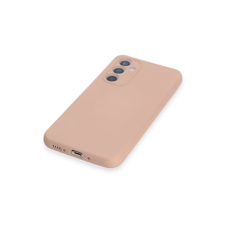 Samsung Galaxy A54 5g Kılıf Nano İçi Kadife Silikon - Pudra