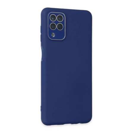 Samsung Galaxy A22 Kılıf Lansman Glass Kapak - Sky Blue