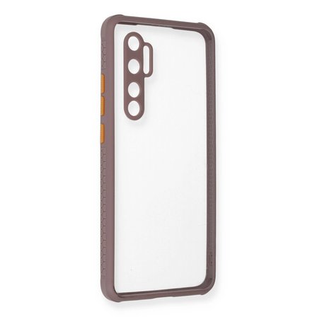 Xiaomi Mi Note 10 Lite Kılıf Miami Şeffaf Silikon - Açık Mor