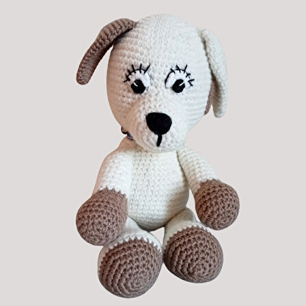 BEYAZ KÖPEK AMİGURUMİ OYUNCAK