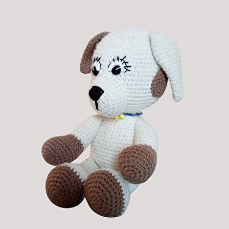 BEYAZ KÖPEK AMİGURUMİ OYUNCAK