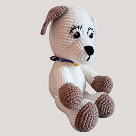 BEYAZ KÖPEK AMİGURUMİ OYUNCAK