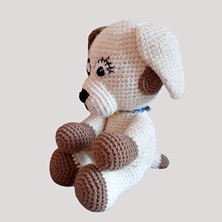 BEYAZ KÖPEK AMİGURUMİ OYUNCAK