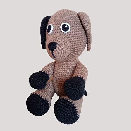 KAHVERENGİ KÖPEK AMİGURUMİ OYUNCAK