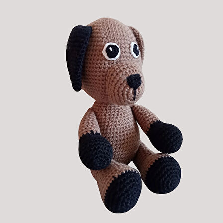 KAHVERENGİ KÖPEK AMİGURUMİ OYUNCAK