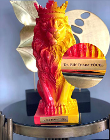 Aslan Kral Biblo Kişye Özel, İsim Veya Marka Yazılır