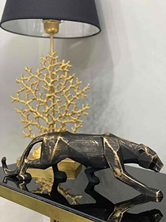 KÜBİK LEOPAR BİBLO SİYAH