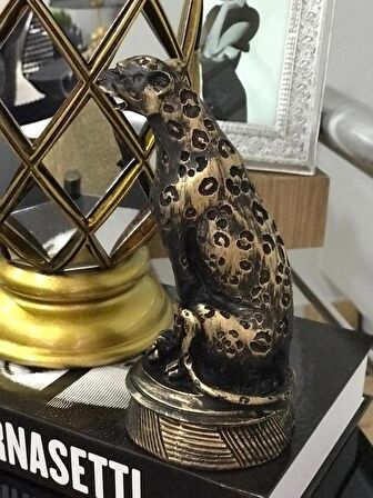 Dekoratif Çita Puma Biblo