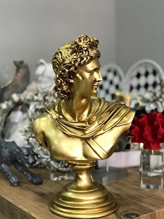 Apollo Büst Büyük Boy Heykel