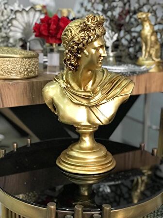 Apollo Büst Büyük Boy Heykel