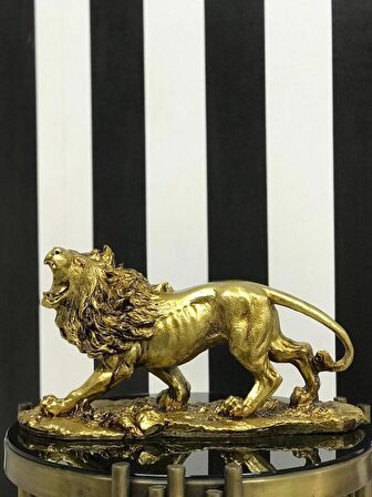 Dekoratif Aslan  Biblo Büyük Boy