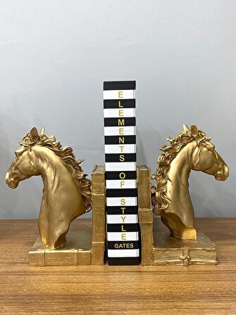 Kitap Tutucu At Tasarımlı 