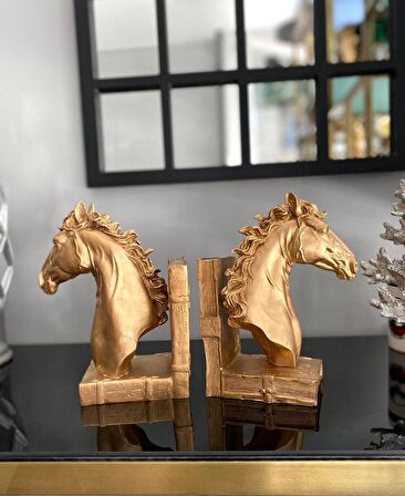 Kitap Tutucu At Tasarımlı 