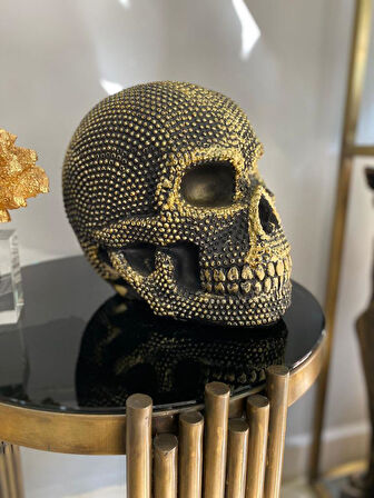 Büyük Kurukafa, İskelet Dekoratif Aksesuar Biblo Heykel 