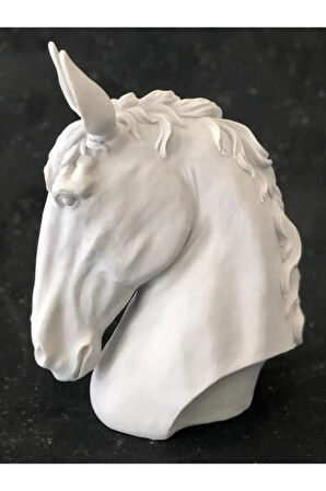 Dekoratif At Kafası Büst Büyük Boy Heykeli Başı 