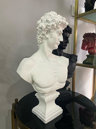 Dekoratif Davut Büst Heykel 