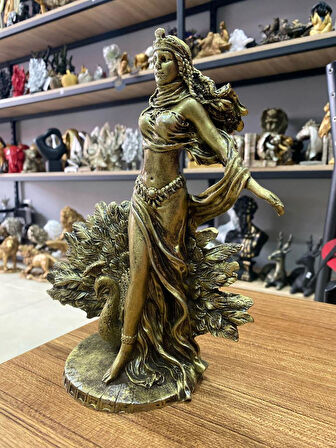 Dekoratif Hera Biblo Heykeli (polyester)