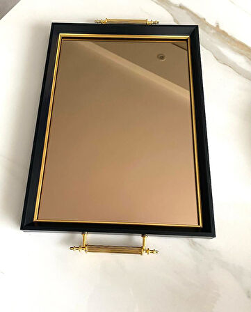 Aynalı Tepsi,lüks Çay Tepsisi,sunum Tepsisi,nişan Tepsisi,çay Kahve Sunum Tepsisi