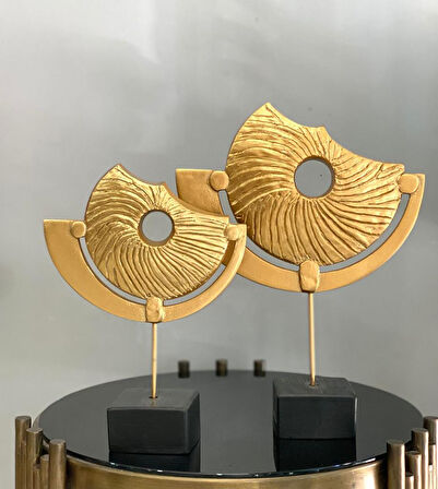 2 Li Kaideli Halka Biblo Viking Kalkanı Obje Modern Özel Tasarım