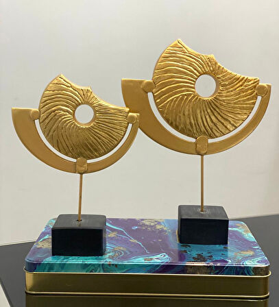 2 Li Kaideli Halka Biblo Viking Kalkanı Obje Modern Özel Tasarım