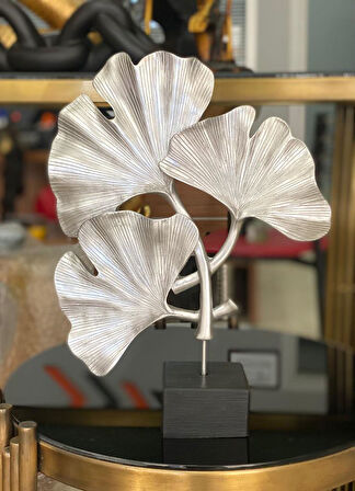 Dekoratif Kaideli Yaprak Yonca Biblo Modern Özel Tasarım Obje