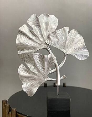 Dekoratif Kaideli Yaprak Yonca Biblo Modern Özel Tasarım Obje