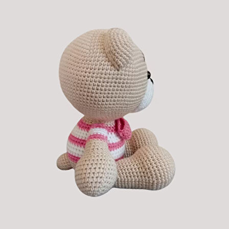 PEMBE AYICIK AMİGURUMİ OYUNCAK