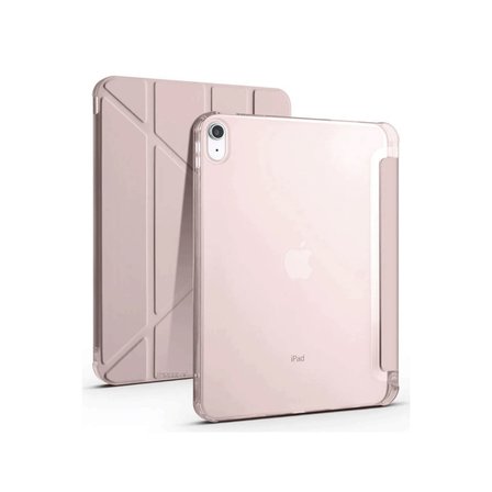 İpad 2022 10.9 (10.nesil) Kılıf Kalemlikli Mars Tablet Kılıfı - Rose Gold