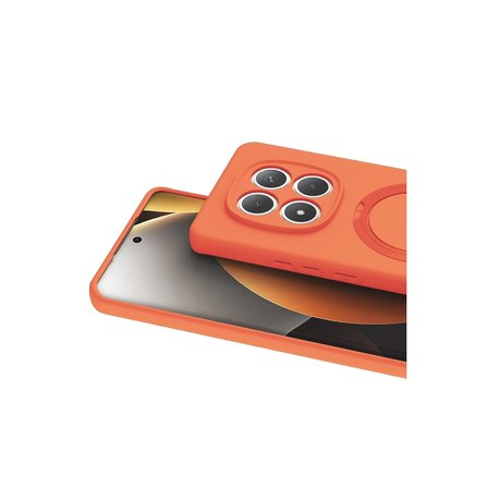 Xiaomi Uyumlu Redmi Note 15 Pro 4g Regal Magsafe Standlı Kapak - Turuncu