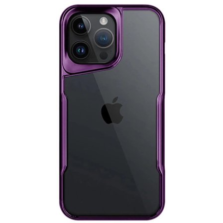 İphone 14 Pro Max Kılıf Boyi Silikon Kapak - Derin Mor