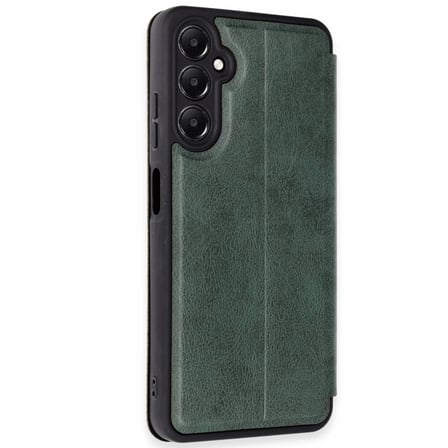 Samsung Galaxy A35 5g Kılıf Flip Cover - Koyu Yeşil