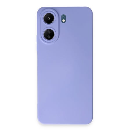 Xiaomi Redmi 13c Kılıf Nano İçi Kadife Silikon - Lila