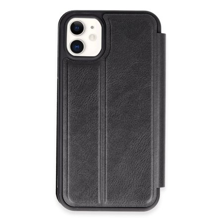 İphone 11 Kılıf Flip Cover - Siyah