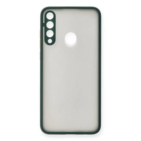 Huawei Y6p Kılıf Montreal Silikon Kapak - Yeşil