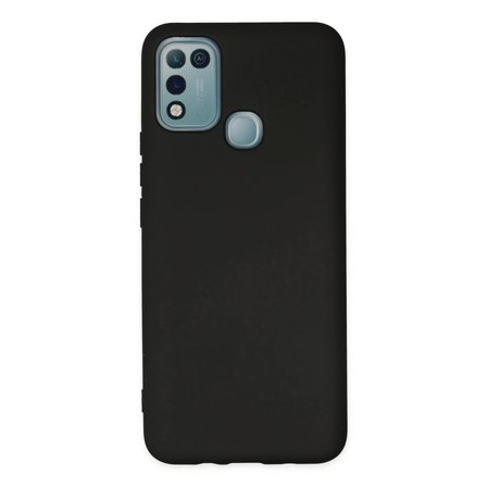 İnfinix Hot 10 Play Kılıf Nano İçi Kadife Silikon - Siyah