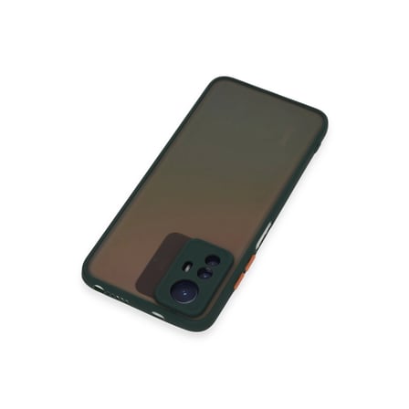 Xiaomi Redmi Note 12s Kılıf Montreal Silikon Kapak - Yeşil