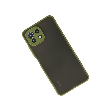 Xiaomi Mi 11 Lite Kılıf Montreal Silikon Kapak - Açık Yeşil