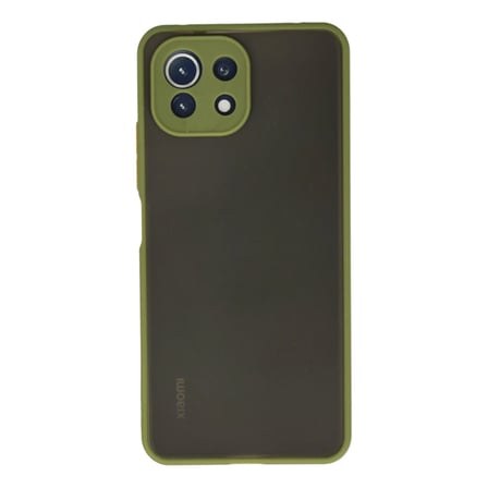 Xiaomi Mi 11 Lite Kılıf Montreal Silikon Kapak - Açık Yeşil