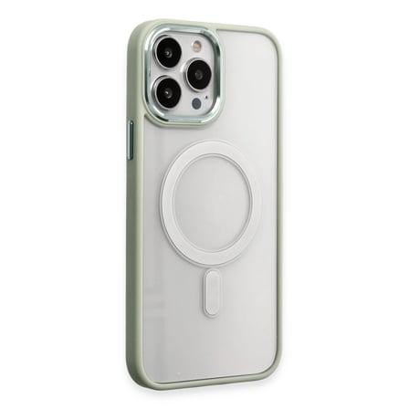 İphone 15 Pro Kılıf Room Magneticsafe Silikon - Su Yeşili