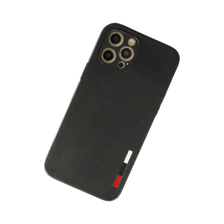 İphone 12 Pro Kılıf Loop Deri Silikon - Siyah