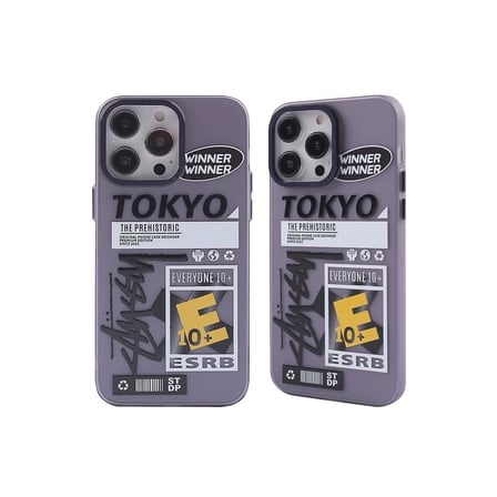 İphone 13 Pro Max Kılıf Prada Desenli Kapak - Prada Mor - 2