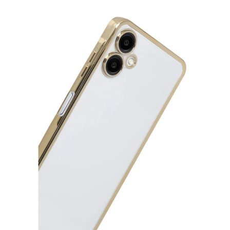 Samsung Galaxy A07 4g Razer Lensli Silikon - Gold