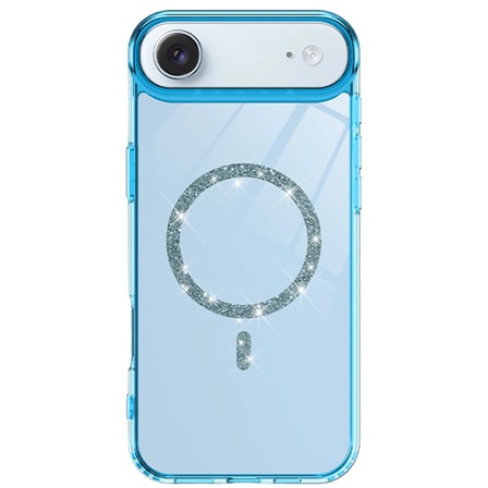 İphone 17 Air Live Diamond Magsafe Kapak - Mavi