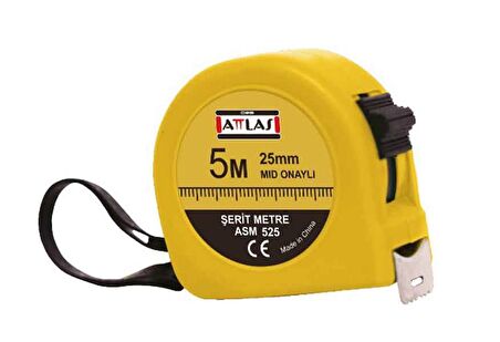 Attlas Asm 525 Şerit Metre 5mx25mm