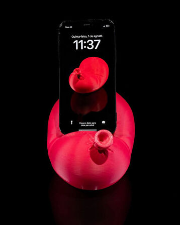 Alpaxa  3D Baskı Balon Şeklinde Telefon Standı - Masaüstü Dekoratif Telefon Tutucu