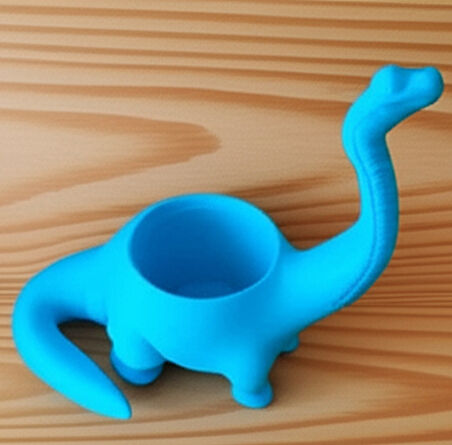 ALPAXA 3D Baskı Dinozor Saksı – Sukulent ve Kaktüs İçin Dekoratif Mini Saksı