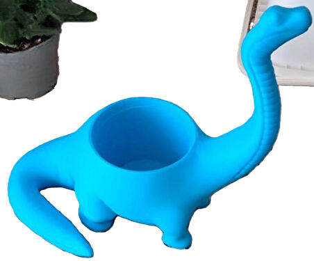 ALPAXA 3D Baskı Dinozor Saksı – Sukulent ve Kaktüs İçin Dekoratif Mini Saksı
