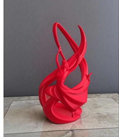 ALPAXA 3D Dekoratif Zeytinyağı Şişesi Tutacağı - 3D Tasarım Balerin Figürlü