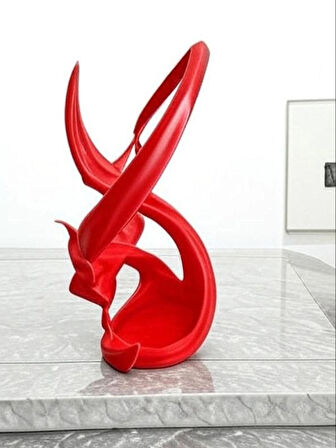 ALPAXA 3D Dekoratif Zeytinyağı Şişesi Tutacağı - 3D Tasarım Balerin Figürlü