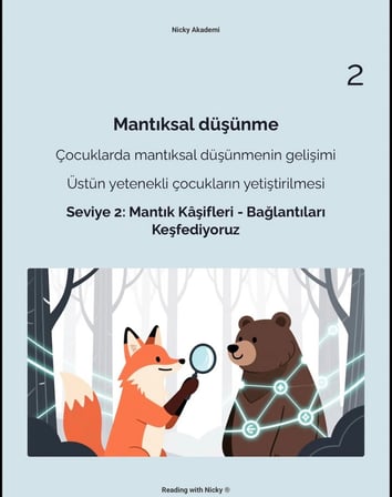 Mantıksal Düşünme 2:Mantıksal Kaşifleri - Bağlantıları Keşfediyoruz.